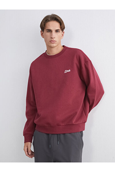 LC Waikiki Ανδρικό φούτερ με κέντημα Vizyon New Season Crew Neck