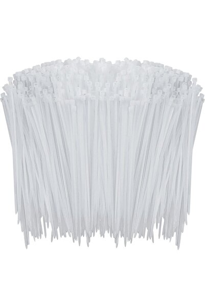JZS 300 pcs Nylon Self-Locking Cable Ties, 25 cm, Heavy-Duty Plastic Wire Ties for Indoor/Outdoor (W