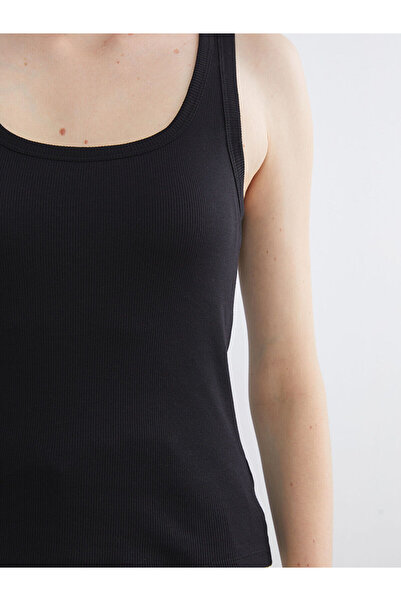 LC Waikiki U Neck Ribbed Women's Tank Top