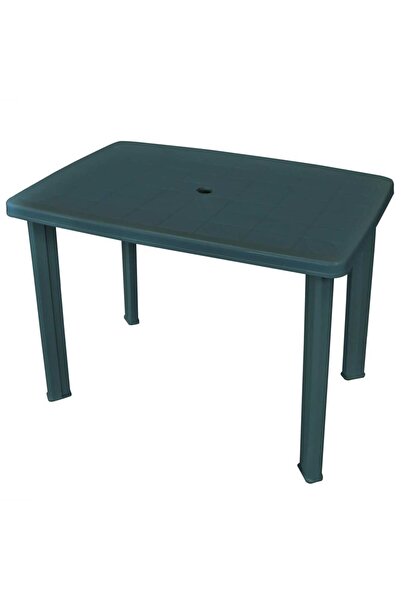 vidaxl Garden Table Green 101x68x72 cm Plastic