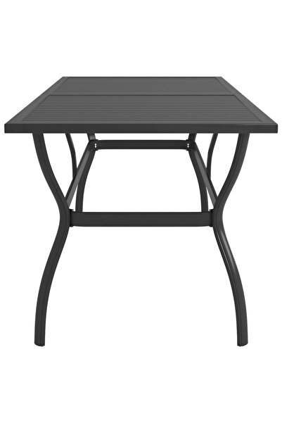 vidaxl Garden Table Anthracite 190x80x72 cm Steel