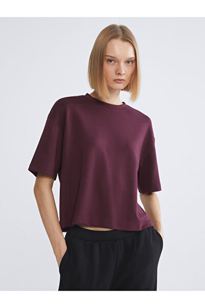 LC Waikiki Vizyon New Season Crew Neck Oversize Women's T-Shirt