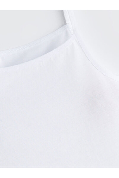 LC Waikiki Vizyon New Season Square Neck Girls' Tank Top 3-Piece Set