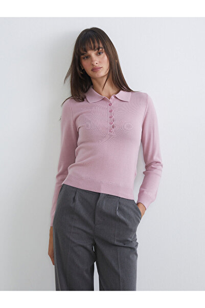LC Waikiki Özmarka New Season Polo Neck Women's Knitwear Sweater