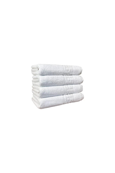 rotop Set 4 Hotel Towels 50x90cm Pakistani Cotton 500 g/m² Greek Border