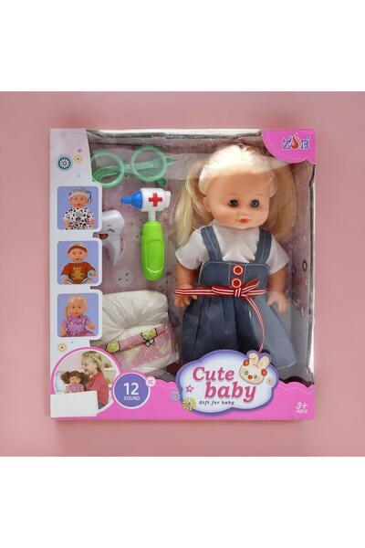 Toybox Lovely Girl Doll Singing Doll For Kids with 12 Different Sounds And Accessories