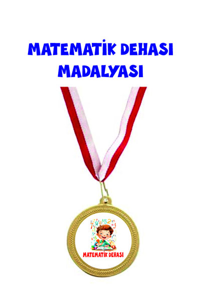 Okul Materyali MATEMATİK DEHASI MADALYASI 10 ADET