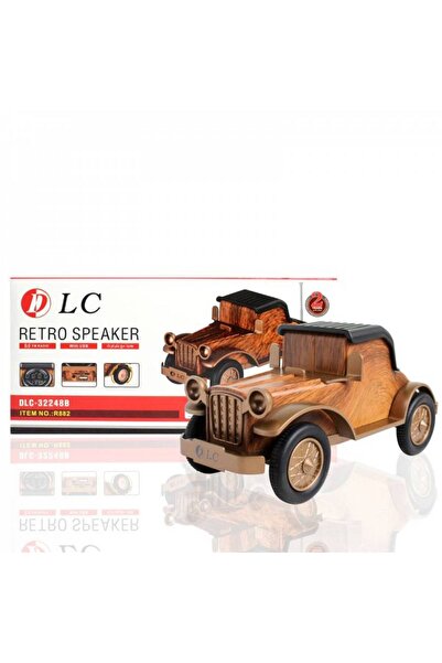 DLC Classic car-shaped Bluetooth speaker - Brown - DLC-32248 B
