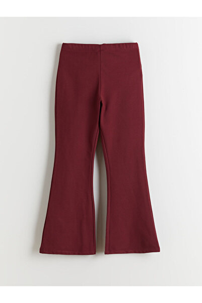 LC Waikiki Peak Yeni Sezon Beli Lastikli İspanyol Paça Kız Çocuk Tayt