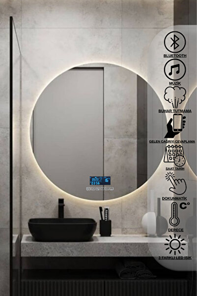 Nipponstyle Bluetoothlu 70 Cm Akıllı Ayna
