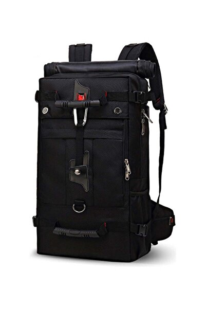 fun zone Arabest Multifunctional Waterproof Hiking Backpack Black