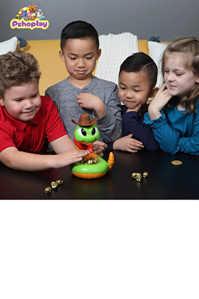Pshoplay Cowboy Snake Game – Motion Sensor, Rattle Tail, and Golden Ball Gathering Race (Ages 4+)