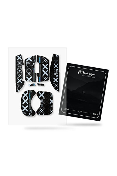 Beast eSpor Compatibil cu G Pro Superlight 1 și 2 - Bandă anti-alunecare - Model negru