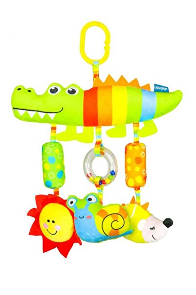 Arabest ألعاب لطيفة لتعليق مقعد السيارة وعربة الأطفال، خشخيشات ناعمة مع جرس