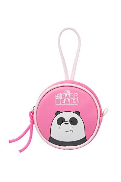 Miniso We Bare Bears Lisanslı Mini Bozuk Para Çantası (Pembe)
