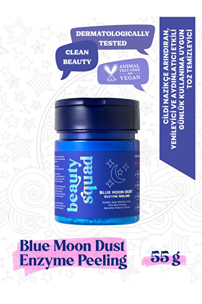 beauty squad BLUE MOON DUST ENZYME PEELING