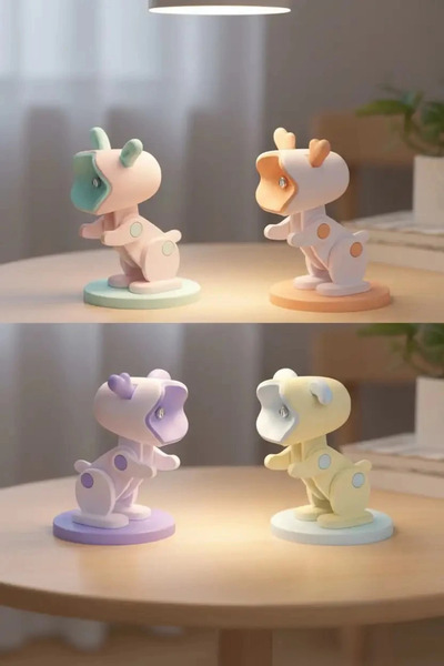 Miniso Pastel Renkli Hayvan Şekilli Dekoratif Lamba