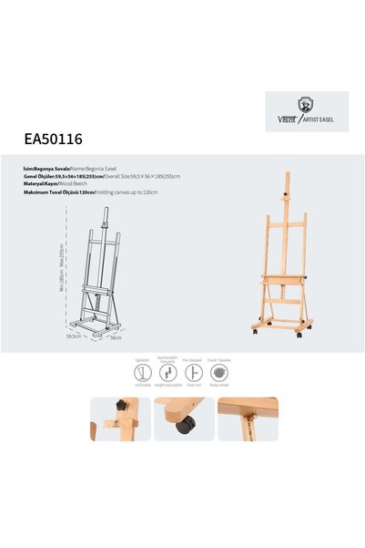 Vincent BEGONIA / BEGONYA EA50116 ACADEMIA EASEL