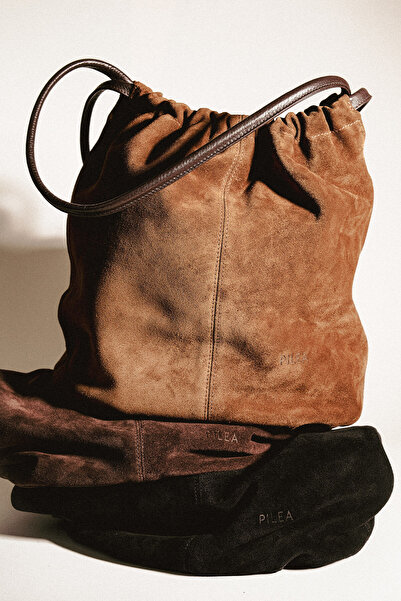 Pilea Süet Deri Hola Bag Taba