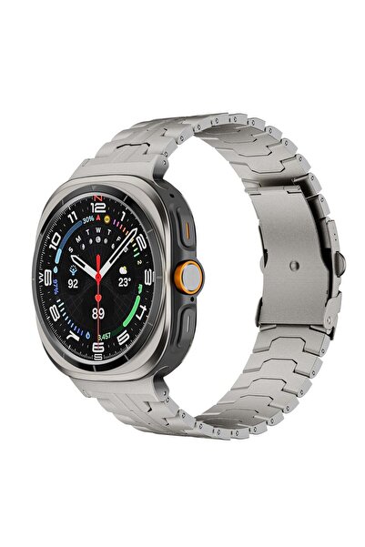 Generic Titanium Replacement Band for Samsung Galaxy Watch Ultra 47mm (Titanium Color)