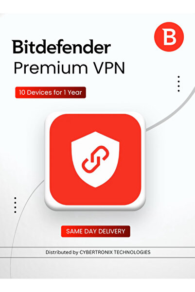 BITDEFENDER Premium VPN | 10 Devices for 1 Year | Digital License | SAME DAY DELIVERY