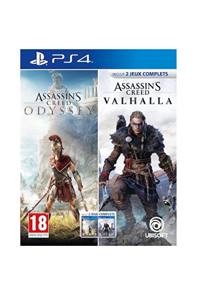 Ubisoft Assassin's Creed Odyssey and Assassin's Creed Valhalla (PS4 Compilation)