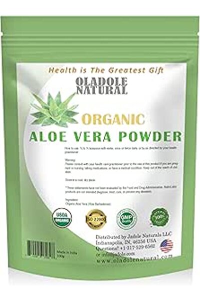 Oladole Natural Organic Aloe Vera Leaf Powder 100gm