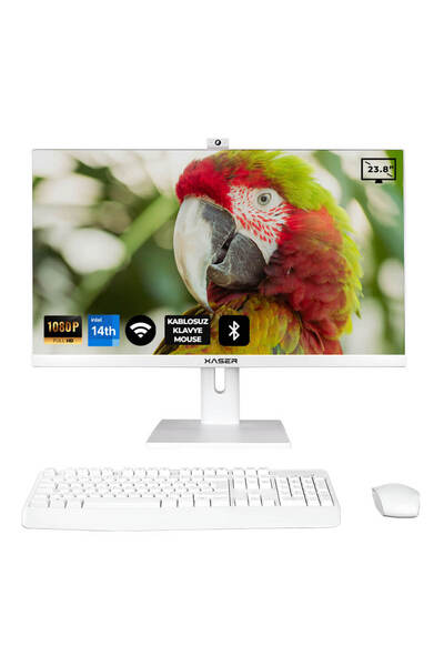 XASER Xs162 i5 14400 8GB Ram 512GB SSD 23.8" Webcam + Wifi+ BT All In One Bil...