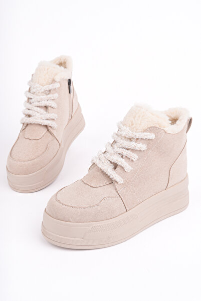 Madam Tarz FRM-034 Kürklü Fermuar Detay Bot