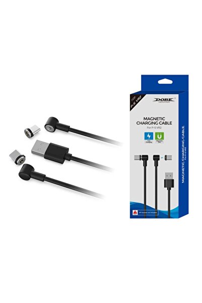 Dobe Cablu De Incarcare USB- 2 USB-TIP C 2 in 1, Magnetic Pentru PSVR2, Doua ...