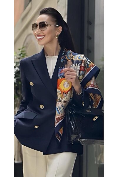 Venus Design Patterned Shawl-Foulard 70X70