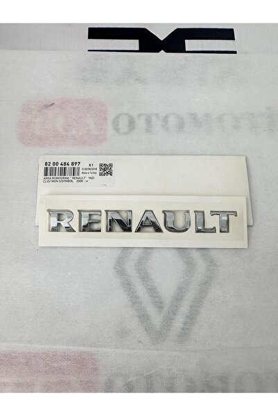 Orjinal Arka Kapak Bagaj Yazısı - Renault Clio 3 Megane 2 8200484897