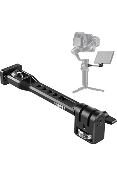 NEEWER حامل شاشة ميداني قابل للتعديل، يدور 360 درجة، بخيط 1/4 بوصة، GA005 - أسود