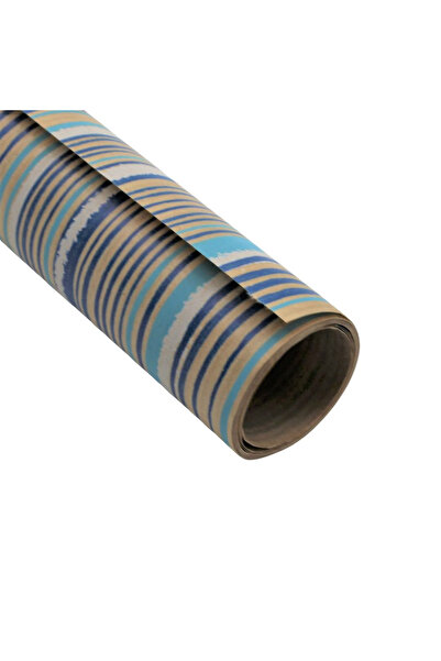 REX Hârtie de împachetat cadou Kraft Vintage Cool Lines