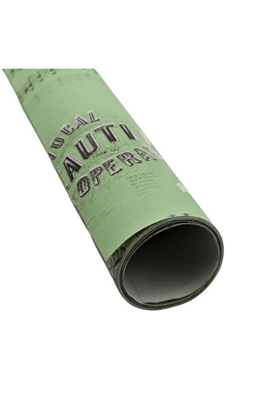 REX Paper gift wrapping Retro green mandolins