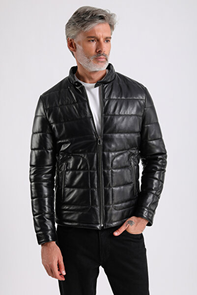 MQ Leather Maroquin Leather Gabriel Men's Inflatable Genuine Leather Coat