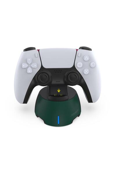 Dobe Dock De Incarcare Pentru Controller Ps5 DualSense Si Ps5 DualSense Edge, Fast Charging, Verde