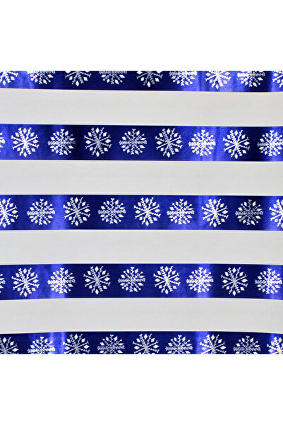 REX Christmas gift wrapping paper snowflake blue