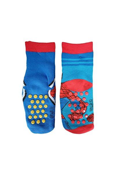 SPIDERMAN Set of 2 pairs of socks, non-slip sole, 3 pairs of boys' panties, 100% cotton, multicolor, Happy