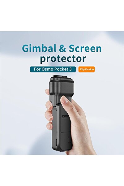Other DJI Osmo Pocket 3 2-in-1 Flip Lens Cover & Gimbal Screen Protector (Velvet)