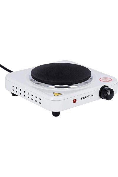 KRYPTON Single Solid Electric Hot Plate, 1000W, White