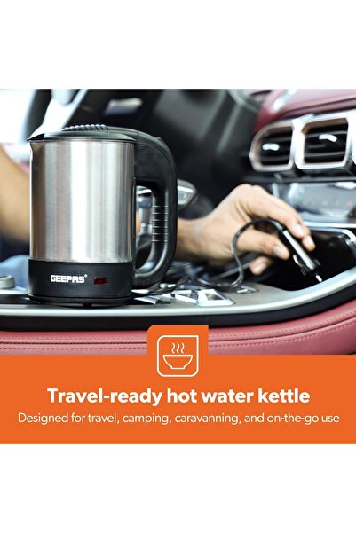 Geepas Stainless Steel Kettle, Silver, GK38041