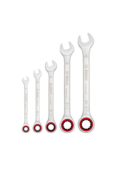 Bosch Cırcır Kombine Anahtar Takımı 5 Parça