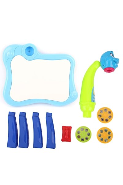 dalimag Kids drawing projector set, 24 patterns, music function, blue