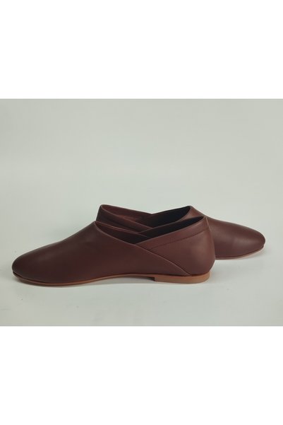 Lucciola Women's Genuine Leather (Pearl) Brown Ballerina Shoes