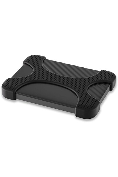 Lacdo Silicone 2.5" Hard Drive Sleeve for Seagate/WD/Toshiba 1TB-2TB, Shockproof, Black