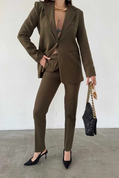 MYGİYİMİSTANBUL Blazer Ceket Pantolon Takım