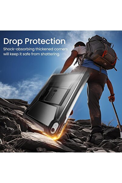 Other ZtotopCases iPad 10.9" (2020/Air 4) Protective Case with Built-in Screen Protector, Black