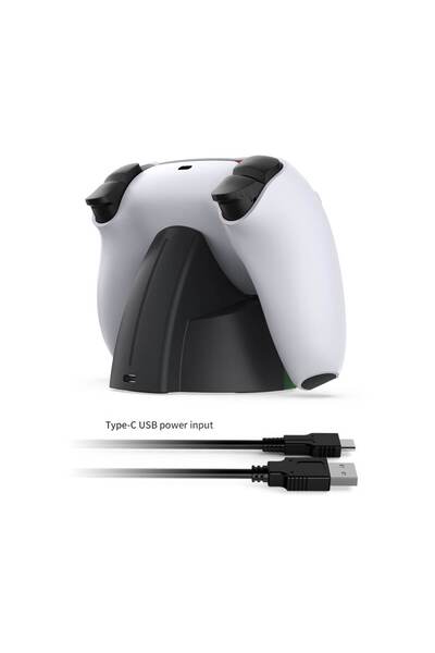Dobe Dock De Incarcare Pentru Controller Ps5 DualSense Si Ps5 DualSense Edge, Fast Charging, Verde