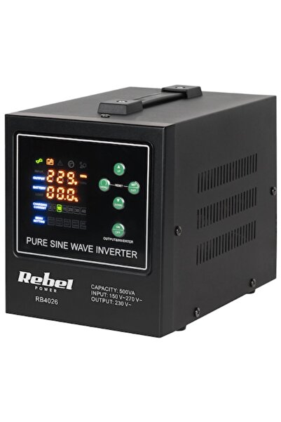 Rebel UPS POWER-500-LFP4 500VA / 300W 12V sinusoidal pur